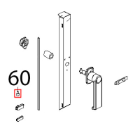 Boccola inox supp. vetro standar Unox XV 203G
