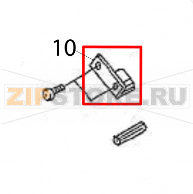 Ribbon frame stopper L Sato HR212 TT Ribbon frame stopper L Sato HR212 TTЗапчасть на деталировке под номером: 10Название запчасти на английском языке: Ribbon frame stopper L Sato HR212 TT.