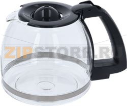 COUVERCLE NOIR CARAFE VERRE 