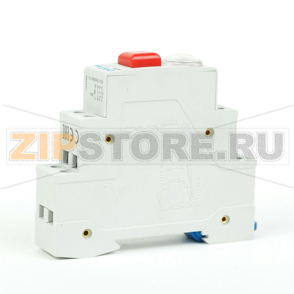 Кнопка модульная 230 В, 1НО+2НЗ, красная Chint NP9-12D3/2 