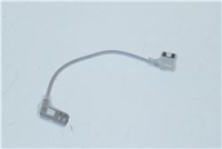Kabel m. Flachstecker, 4 cm