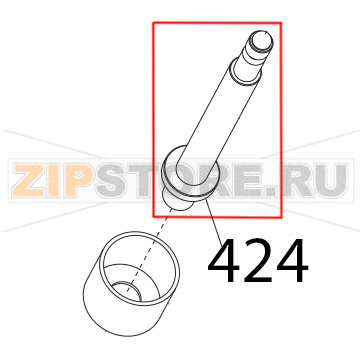 Perno affilatura Sirman Palladio 350 Top Perno affilatura Sirman Palladio 350 TopЗапчасть на деталировке под номером: 424