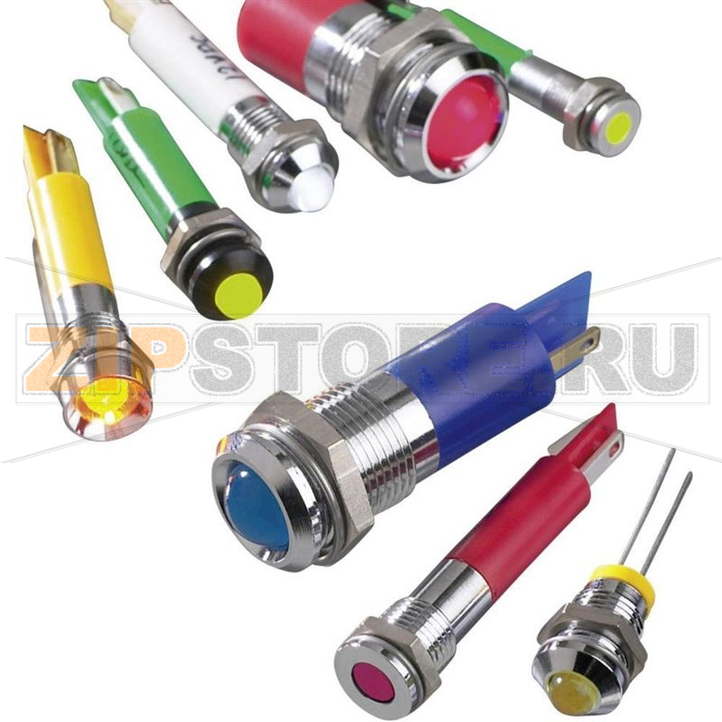 Лампа индикаторная 24 В/DC, светодиодная, желтая APEM Q16F1BXXY24E 