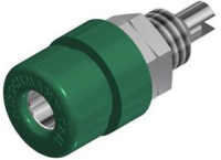 Разъем 4 мм, 32 A, 30 В, зеленый Hirschmann BIL 30 GRUN / GREEN