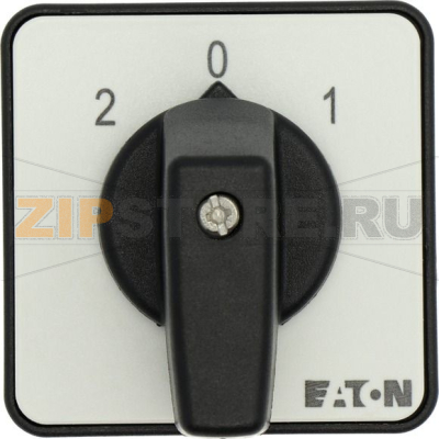 Переключатель, контакты: 2, 20 A, панель: 2-0-1, 45°, с фиксацией Eaton T0-1-15421/E 