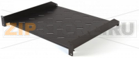Hyperline TAL3-1U-250-RAL9005 Полка угловая с перфорацией 19", 1U, ширина 440 мм, глубина 250 мм, цвет черный (RAL 9005)