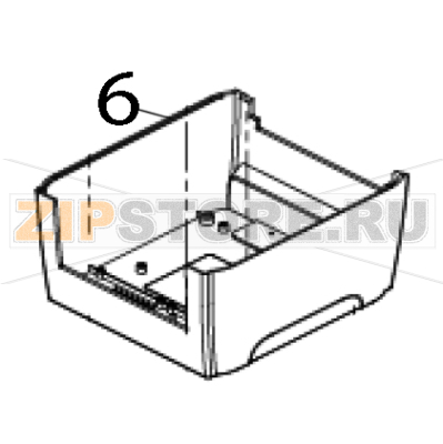 Lower cover assembly TSC DA210 Lower cover assembly TSC DA210Запчасть на деталировке под номером: 6