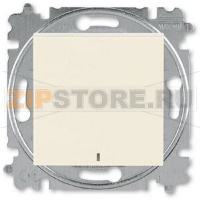 Переключатель одноклавишный с ориентировочной подсветкой, слоновая кость ABB 2CHH590646A6017