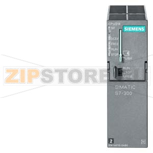 SIMATIC S7-300, ЦПУ CPU 314 С ИНТЕРФЕЙСОМ MPI, ВСТРОЕННЫЙ БЛОК ПИТАНИЯ =24 В, 128 КБАЙТА РАБОЧЕЙ ПАМЯТИ, ДЛЯ РАБОТЫ НЕОБХОДИМА КАРТА ПАМЯТИ MICRO MEMORY CARD Siemens 6ES7314-1AG14-0AB0 