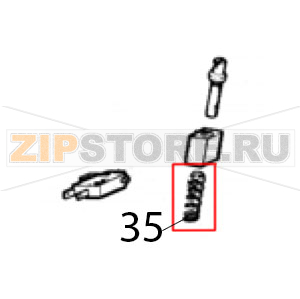Spring Ugolini MT 3 Spring Ugolini MT 3Запчасть на деталировке под номером: 35