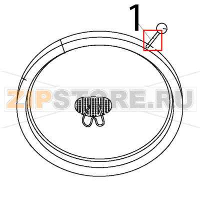 Prolunga per impugnatura Tecnoinox P81FIE9 Prolunga per impugnatura Tecnoinox P81FIE9Запчасть на деталировке под номером: 1
