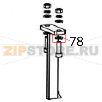 Plain washer Hurakan HKN-10SN Plain washer Hurakan HKN-10SNЗапчасть на деталировке под номером: 78