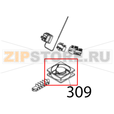 Fan evaporator Vortmax SSOC E74 Fan evaporator Vortmax SSOC E74Запчасть на деталировке под номером: 309