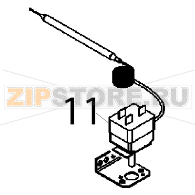 Thermostat 30-90 °C Angelo Po FC1011G Thermostat 30-90 °C Angelo Po FC1011GЗапчасть на деталировке под номером: 11