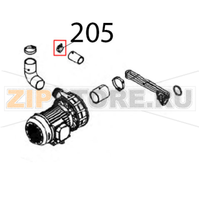 Fascetta inox 30-45, W2B, nastro 12 Vortmax DDM 660 Fascetta inox 30-45, W2B, nastro 12 Vortmax DDM 660Запчасть на деталировке под номером: 205