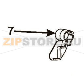 Петля крышки R&amp;L Zebra GX430t Петля крышки R&amp;L Zebra GX430tЗапчасть на сборочном чертеже под номером: 7Название запчасти Zebra на английском языке: Cover Hinge R&amp;L