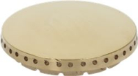 BURNER CAP PERFORATED BRASS POLISHED