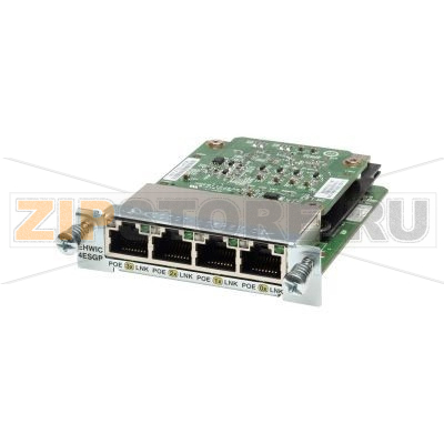 Карта интерфейсная Cisco EHWIC-4ESG-P= 