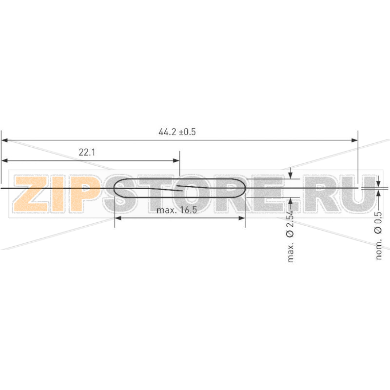 Геркон стандартный 100 В/DC, 70 В/AC, 1 A, 10 Вт PIC PMC-1601 