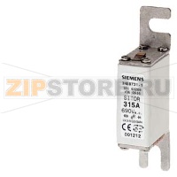 ПЛАВКАЯ ВСТАВКА SITOR DIN 43653, SZ.00  125A, AC 690V ФИКС.РАЗМЕР 80MM Siemens 3NE8722-1