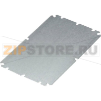 Панель монтажная 160x360 мм, сталь, цвет: серебряный, 1 шт Weidmüller MP FPC 20/40