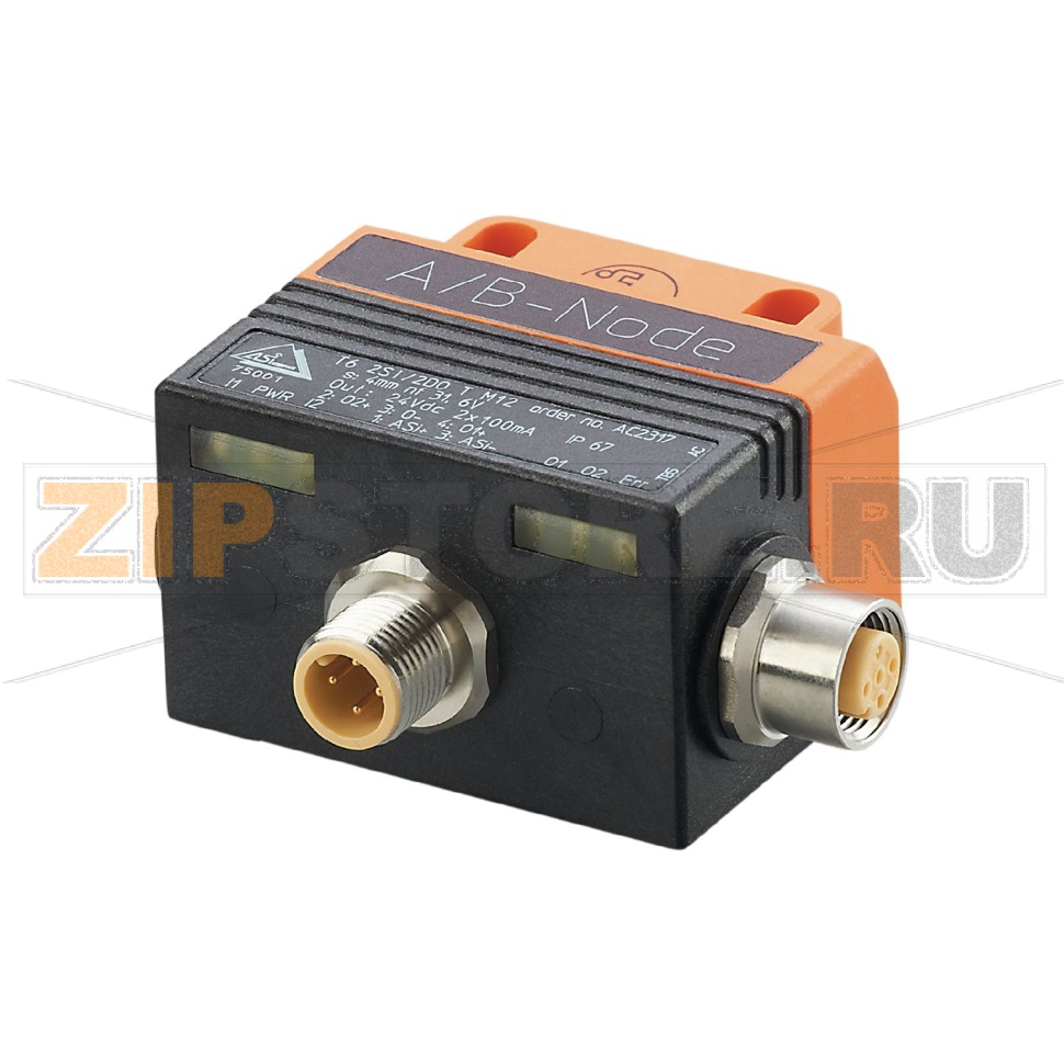 Датчик сдвоенный AS-i для пневматических четвертьоборотных приводов IFM AC2317 