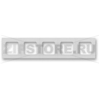 Рамка пятиместная, серая/белая ABB 2CHH015050A6016