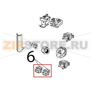Junction box Angelo Po FC241G Junction box Angelo Po FC241GЗапчасть на деталировке под номером: 6