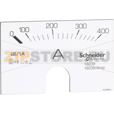 Шкала амперметра 0-400А Schneider Electric 16039 