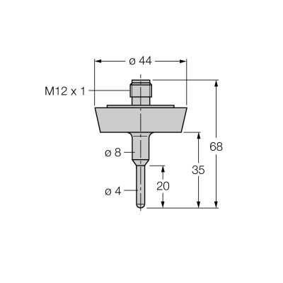 Датчик температуры Turck TP-504A-DN25K-H1141-L035 