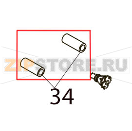 Damper stopper rubber Toshiba TEC B-SX4T-GS10-QQ-CCS Damper stopper rubber Toshiba TEC B-SX4T-GS10-QQ-CCSЗапчасть на деталировке под номером: 34