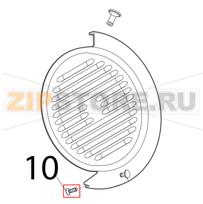 Vite TSP-DIN963, M4x12 Sirman Canova 300 Vite TSP-DIN963, M4x12 Sirman Canova 300Запчасть на деталировке под номером: 10