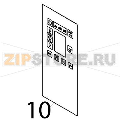 Pannello poliestere Angelo Po BX61E Pannello poliestere Angelo Po BX61EЗапчасть на деталировке под номером: 10
