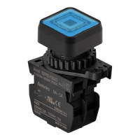 Выключатель кнопочный, Ø отверстия: 22/25 мм Autonics S2PRS-P3BAL