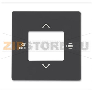 Накладка на терморегулятор, 6109/03-81-500, антрацитовая ABB 2CKA006155A0060 