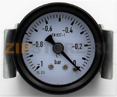 Pressure gauge -1/0 bar Ø42 1/8 rear thr 