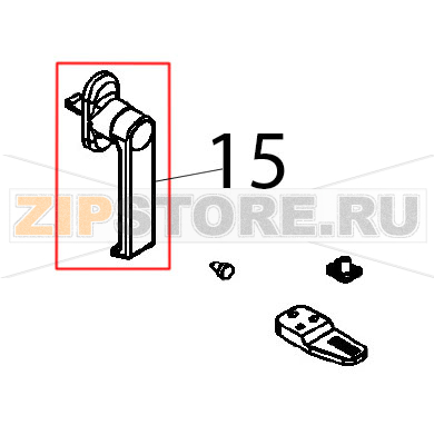 Handle Angelo Po BX101E Handle Angelo Po BX101EЗапчасть на деталировке под номером: 15