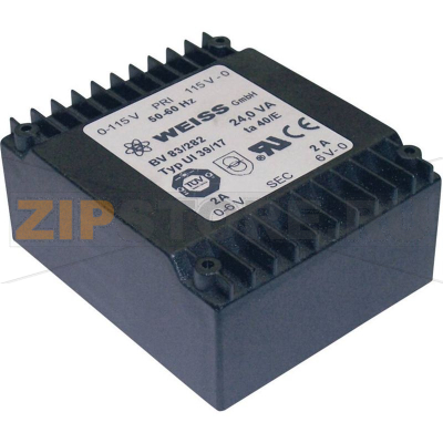 Трансформатор PCB 2x115 В, 2x18 В/AC, 24 ВА, 667 мА Weiss Elektrotechnik 83/287 