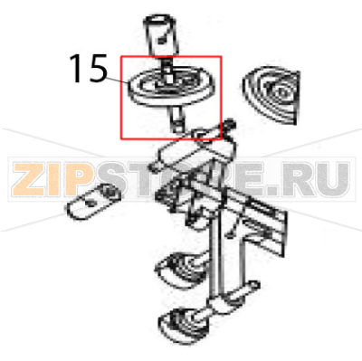 Grinding stone Hurakan HKN-HM300M Grinding stone Hurakan HKN-HM300MЗапчасть на деталировке под номером: 15