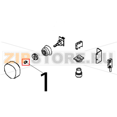 Knob spring Angelo Po FX101E1 Knob spring Angelo Po FX101E1Запчасть на деталировке под номером: 1