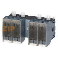 ПРЕДОХРАНИТЕЛЬНЫЙ ВЫКЛЮЧАТЕЛЬ-РАЗЪЕДИНИТЕЛЬ 400A, ТИПОРАЗМЕР 4, 4-ПОЛ FOR LV HRC ПРЕДОХРАНИТЕЛЬ ТИПОРАЗМЕР 1 И 2 ПЕРЕДН.УПРАВЛЕНИЕ ЦЕНТР БАЗОВЫЙ БЛОК БЕЗ РУЧКИ ПЛОСКИЕ КЛЕММЫ Siemens 3KF4440-0MF11