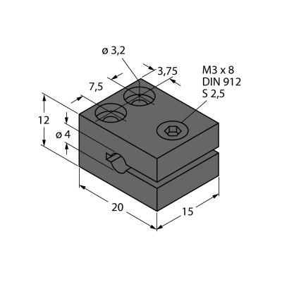 Зажим монтажный Turck MBS40 