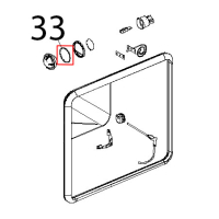 OR 46x2, VMQ, 70 rosso Unox XVC 204