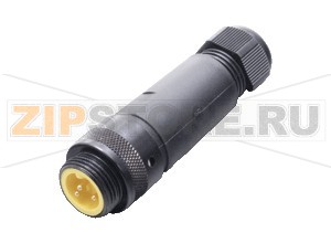 Полевой разъём Field-attachable male connector V93-G-SE Pepperl+Fuchs Описание оборудованияMale connector, 7/8" - 16 UN2A, 3-pin, field attachable