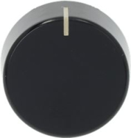 KNOB SAMET BLACK ø 35 mm
