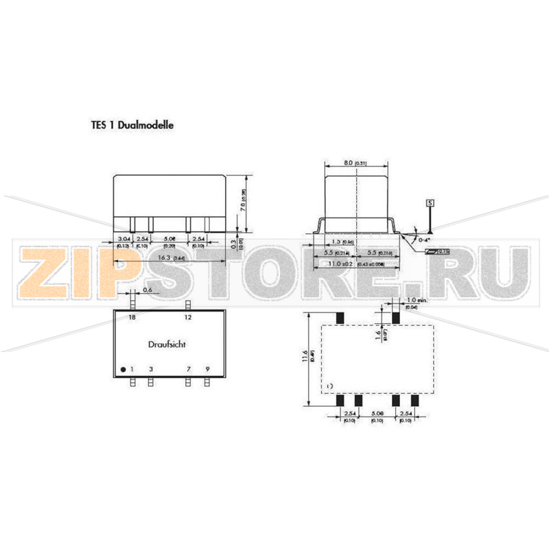 Преобразователь DC/DC Traco Power TES 1-2421 