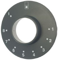 КОЛЬЦЕВАЯ ГАЙКА ДЛЯ РУЧКИ Ø 84 ММ 1-2-3-4-5-6-7-8