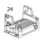 Base frame Godex G500