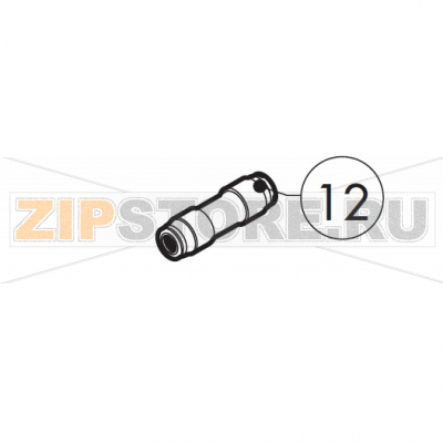 Straight middling pipe fitting D.10 Lainox MVE051P                                                                                       Straight middling pipe fitting D.10 Lainox MVE051PЗапчасть на сборочном чертеже под номером: 12Название запчасти на итальянском языке языке: Straight middling pipe fitting D.10 Lainox MVE051P
