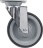 SWIVELLING CASTOR W/PLATE